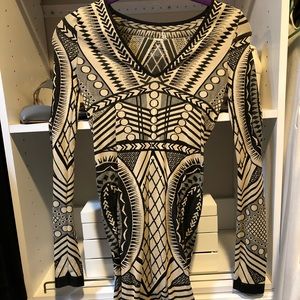 Free People Patterned Mini Dress